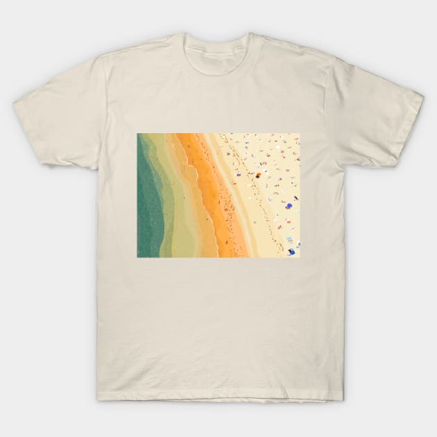 The beach T-Shirt by Mimie20